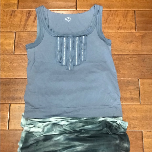 LOFT Tops - Ann Taylor Loft sequin tank size medium